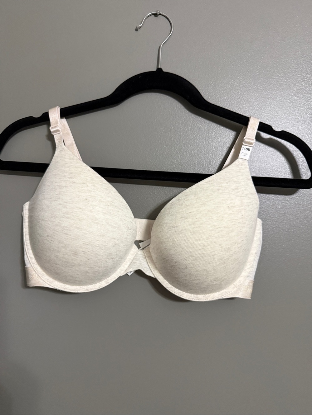 PINK Victoria's Secret Heathered Light Cream T-Shirt Bra